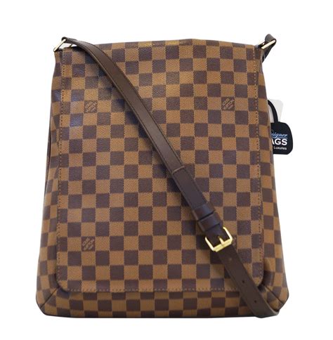 louis vuitton musette damier ebene|Louis Vuitton Damier Ebene original.